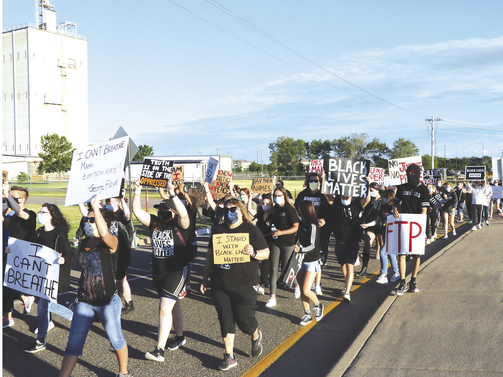 Big Lake peaceful protest